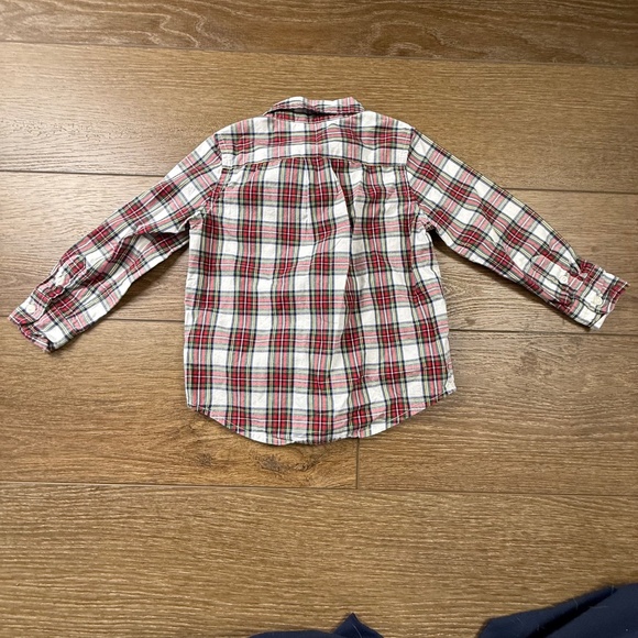 Janie & Jack Boys Holiday Button Down Shirt and Sweater 2T Winter Red Christmas - Picture 15 of 16